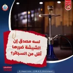 وزارة الصحة: الشيشة تحتوي على مواد سامة وتسبب السرطان - 5 - سيناء الإخبارية