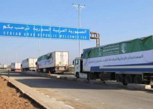 60 شاحنة إغاثية سعودية تستعد للانطلاق إلى سوريا ضمن المرحلة الـ 3 من الجسر البري السعودي - 3 - سيناء الإخبارية