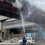 السيطرة على حريق بكوبري المشاة في ميدان المؤسسة بشبرا الخيمة دون إصابات - 3 - سيناء الإخبارية