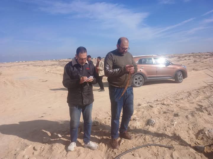 مديرية الزراعة بشمال سيناء تعاين مزارع الزيتون في العريش بالـGPS - 3 - سيناء الإخبارية