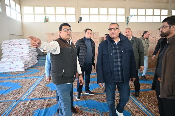 محافظ جنوب سيناء يتابع حملة دعم غزة ضمن مبادرة "تحيا مصر" باستاد طور سيناء - 3 - سيناء الإخبارية