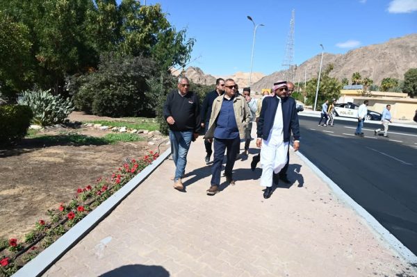محافظ جنوب سيناء يتفقد الاستعدادات النهائية للاحتفال بذكرى تحرير طابا - 1 - سيناء الإخبارية