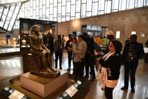 المتحف المصري الكبير يستقبل وفد رفيع المستوى من رؤساء المحاكم الدستورية والعليا الإفريقية - 7 - سيناء الإخبارية