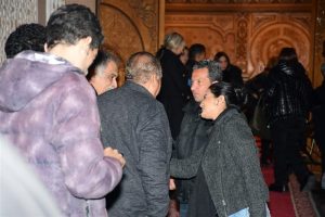 بحضور لبلبة والسقا وعمرو الليثي..لقطات من عزاء شقيق مصطفى شعبان - 31 - سيناء الإخبارية