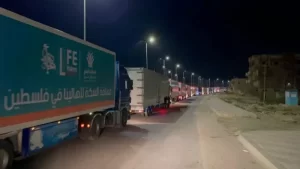 بوابة معبر رفح تعكس أصالة الدور المصري ودعمه المستمر للقضية الفلسطينية - 1 - سيناء الإخبارية