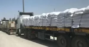 دخول 222 شاحنة مساعدات إلى معبري العوجة وكرم أبوسالم اليوم حتى الآن - 1 - سيناء الإخبارية