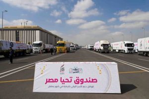 صندوق تحيا مصر يطلق قوافل مبادرة أبواب الخير لتوفير المواد الغذائية الجافة لنحو 12.5 مليون مواطن بغزة - 3 - سيناء الإخبارية