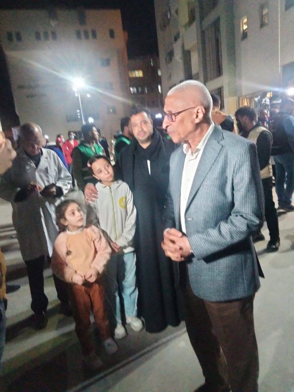 محافظ شمال سيناء يستقبل الجرحي الفلسطينيين في مستشفى العريش العام - 13 - سيناء الإخبارية