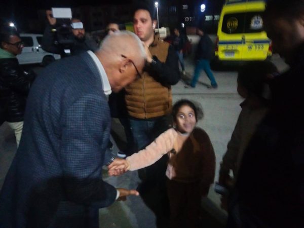 محافظ شمال سيناء يستقبل الجرحي الفلسطينيين في مستشفى العريش العام - 11 - سيناء الإخبارية