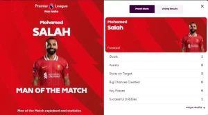 محمد صلاح يتوج بجائزة أفضل لاعب في مباراة بورنموث التي انتهت بفوز الريدز بنتيجة 2-0 - 3 - سيناء الإخبارية