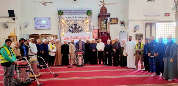 مديرية أوقاف شمال سيناء تستعد لشهر رمضان بحملة نظافة شاملة للمساجد - 9 - سيناء الإخبارية