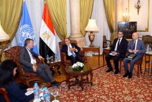 وزير الخارجية يحرص على إطلاع المفوض العام على تطورات الجهود المصرية لتثبيت اتفاق وقف إطلاق النار بغزة - 5 - سيناء الإخبارية