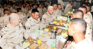 وزير الدفاع يشهد تنفيذ المرحلة الرئيسية لمشروع مراكز القيادة التعبوى للجيش الثالث الميدانى - 1 - سيناء الإخبارية