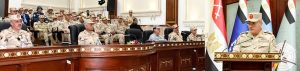 وزير الدفاع يشهد تنفيذ المرحلة الرئيسية لمشروع مراكز القيادة التعبوى للجيش الثالث الميدانى - 3 - سيناء الإخبارية