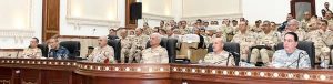 وزير الدفاع يشهد تنفيذ المرحلة الرئيسية لمشروع مراكز القيادة التعبوى للجيش الثالث الميدانى - 5 - سيناء الإخبارية