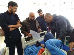 وفد طبي مصري يضم 11 طبيب متخصص بكلية طب قصر العيني يصل إلى مستشفى غزة الأوروبي - 3 - سيناء الإخبارية