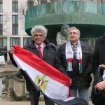 الجالية المصرية في برلين تنظم وقفة لدعم فلسطين وترفض التهجير - 3 - سيناء الإخبارية