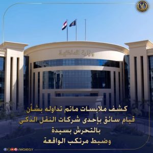 الداخلية تكشف ملابسات واقعة تحرش بسيدة أجنبية في 6 أكتوبر - 1 - سيناء الإخبارية