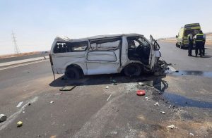 انقلاب سيارة ميكروباص بمنطقة وسط سيناء وإصابة 6 أشخاص - 3 - سيناء الإخبارية