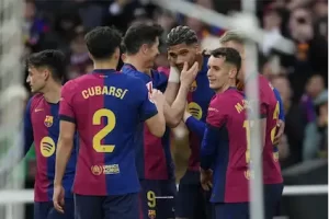 برشلونة يحقق فوزًا كبيرًا على أوساسونا بثلاثية نظيفة في الدوري الإسباني - 1 - سيناء الإخبارية