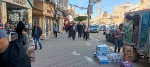 حملة إزالة الاشغالات من شوارع وفتح الرصيف للمارة بشارع 23 يوليو بمدينة العريش - 19 - سيناء الإخبارية