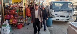 حملة إزالة الاشغالات من شوارع وفتح الرصيف للمارة بشارع 23 يوليو بمدينة العريش - 1 - سيناء الإخبارية