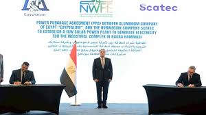 مصر للألومنيوم تتعاقد مع "سكاتك" النرويجية لإنشاء محطة طاقة شمسية بقدرة 1 جيجاوات - 1 - سيناء الإخبارية