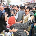 وزيرة التضامن تشارك في أكبر مائدة إفطار رمضانية بالمطرية - 11 - سيناء الإخبارية