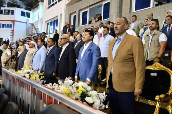 وزير الشباب يشهد إطلاق النسخة الخامسة من أولمبياد المحافظات الحدودية في العريش - 1 - سيناء الإخبارية