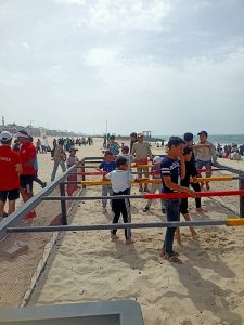 أنشطة شاطئية تُضيء سماء شمال سيناء احتفالًا بالتحرير.. والنشء في قلب المشهد - 1 - سيناء الإخبارية