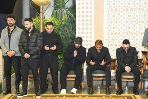 عزاء مهيب لوالدة زوجة رامي صبري.. نجوم الفن والإعلام يتوافدون لتقديم واجب العزاء - 21 - سيناء الإخبارية