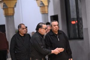 نجوم الفن يواسون نضال الشافعي في عزاء زوجته بالشيخ زايد - 25 - سيناء الإخبارية