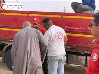 الهلال الأحمر يواصل دعمه الإنساني في شمال سيناء - 7 - سيناء الإخبارية