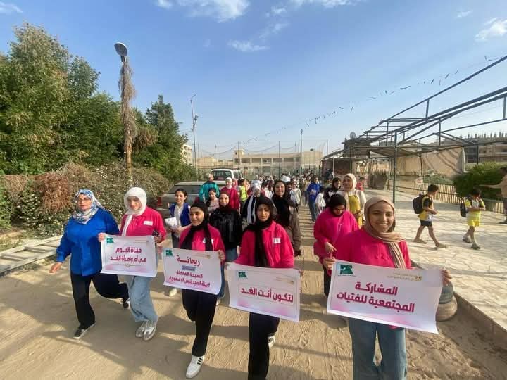 مسيرة حاشدة لبرنامج "ريحانة" في شمال سيناء بمشاركة 500 فتاة احتفالاً بتحرير سيناء - 13 - سيناء الإخبارية