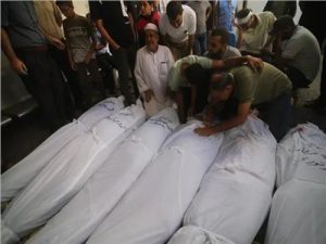 الاحتلال يحوّل خيام النازحين لمقابر جماعية: باستشهاد 7 فلسطينيين - 1 - سيناء الإخبارية