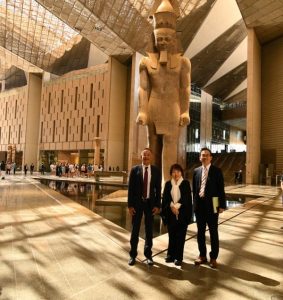 زيارتان رفيعتا المستوى تعكسان بريق المتحف المصري الكبير - 1 - سيناء الإخبارية