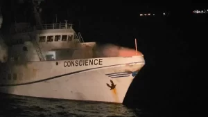 سفينة Conscience تتعرض لهجوم مفاجئ في المياه الدولية - 5 - سيناء الإخبارية