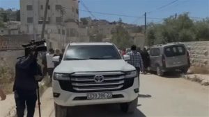 شاهد لحظة إطلاق النار على وفد دبلوماسي دولي في جنين - 3 - سيناء الإخبارية