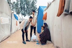 طرود غذائية مصرية تسند صمود النازحين في غزة - 1 - سيناء الإخبارية