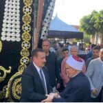 مفتي الجمهورية السابق يشارك في عزاء ضحايا حادث المنوفية المأساوي - 3 - سيناء الإخبارية