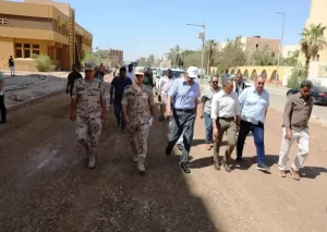 محافظ أسوان يتابع تطوير طريق السادات ويوجه بسرعة إنجاز المرافق - 11 - سيناء الإخبارية