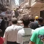 تكثيف جهود الإنقاذ للبحث عن ناجين تحت أنقاض منزلين منهارين بحدائق القبة - 3 - سيناء الإخبارية