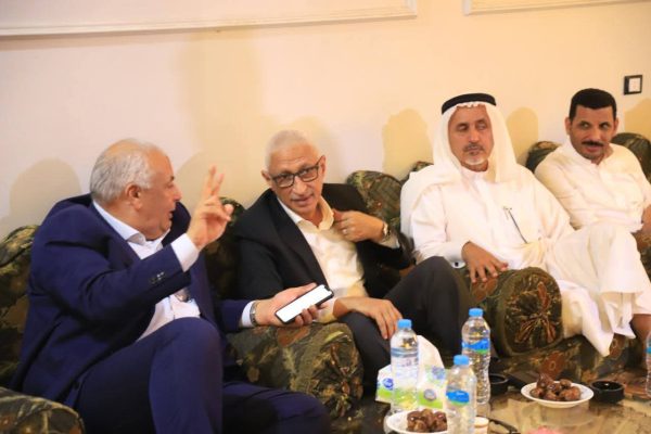 محافظ شمال سيناء يزور بئر العبد لتهنئة الأهالي بالعيد ويُعزي النائب سالم العكش - 1 - سيناء الإخبارية