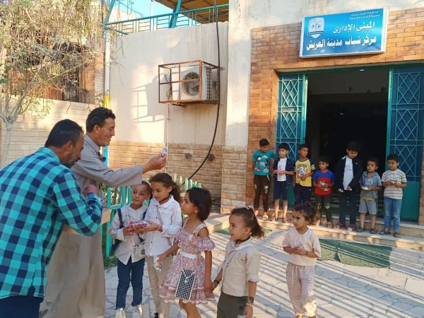 مركز شباب العريش يواصل احتفالاته بعيد الأضحى ضمن مبادرة "العيد أحلى" - 1 - سيناء الإخبارية