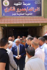 محافظ شمال سيناء يتفقد لجان الثانوية العامة بالعريش ويؤكد انتظام الامتحانات - 25 - سيناء الإخبارية