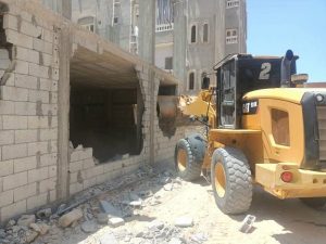 إزالة فورية لمخالفة بناء في العريش ضمن الموجة 26 - 29 - سيناء الإخبارية