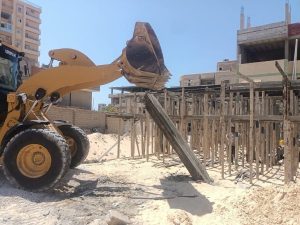 إزالة فورية لمخالفة بناء في العريش ضمن الموجة 26 - 39 - سيناء الإخبارية