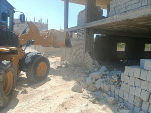 إزالة فورية لمخالفة بناء في العريش ضمن الموجة 26 - 43 - سيناء الإخبارية
