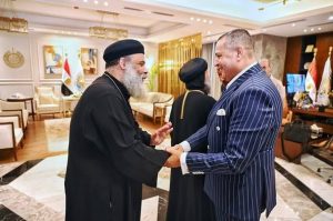 الأنبا أبوللو يقدم التهنئة لمحافظ جنوب سيناء بعيد الأضحى المبارك - 1 - سيناء الإخبارية