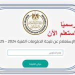 رابط استعلام نتيجة الدبلومات الفنية اليكترونيا لطلاب شمال سيناء 2025 - 3 - سيناء الإخبارية